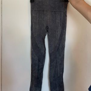 pink grey workout leggings